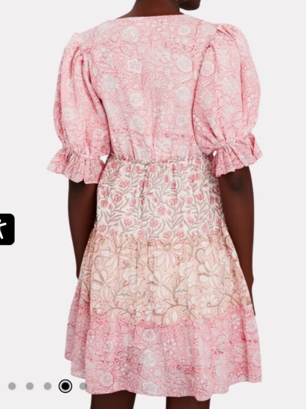 {Saylor} Puff Sleeve Mini Dress - Picture 3 of 15